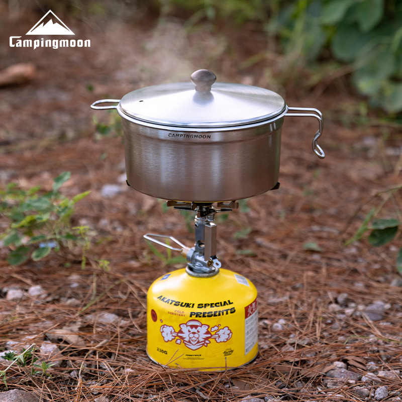 Camping Cooking Noodles - CAMPINGMOON S371 Shera Pot for Camping