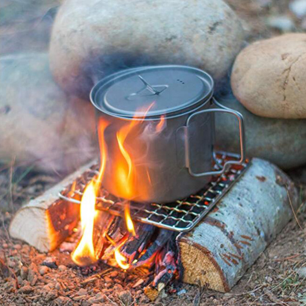 Camping Cooking Candle - Camping Grill Grate Mesh Pads Square