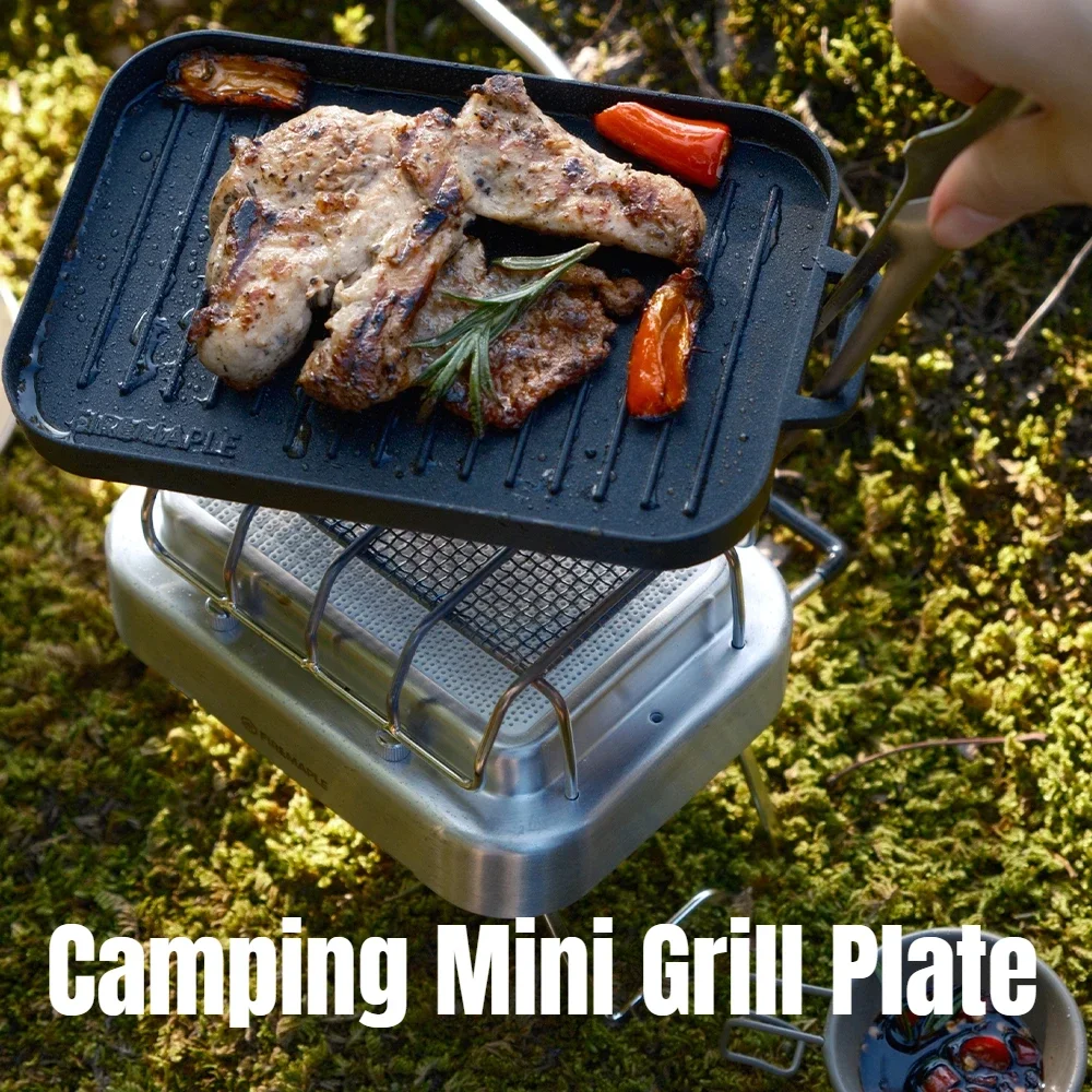 Camping Cooking Candle - Mini Grill Plate Set Thickened Heat-resistant