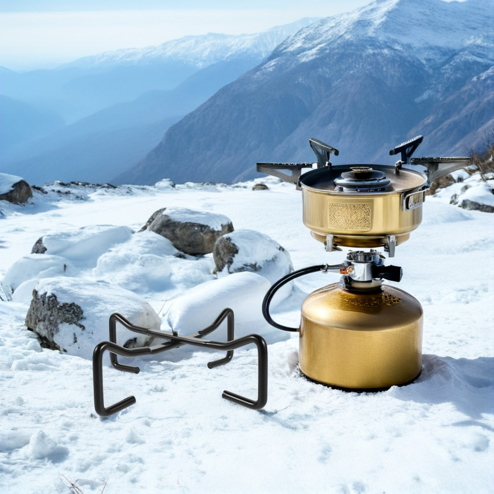 Camp Dutch Oven Cast - Cast Iron Folding Dutch Oven Lid
