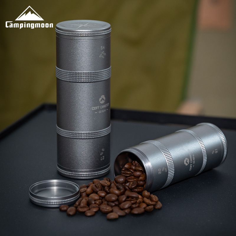 Camping Cooking Basket - CAMPINGMOON 1pcs Coffee Beans Can Travel