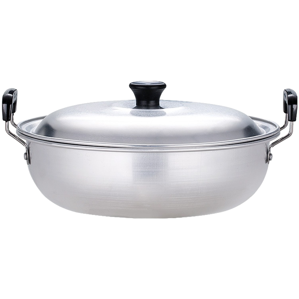 Camping Cooking Noodles - 26x26x8.5cm Aluminum Soup Pot for Ramen
