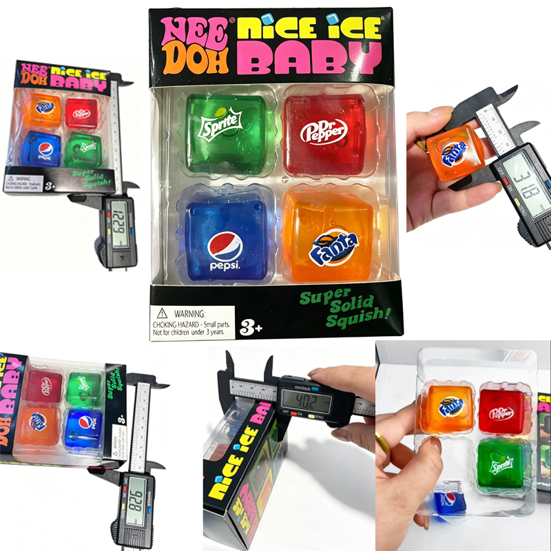 Fire Starter Cube - Squishy Schylling NeeDoh Nice Cube Sensory