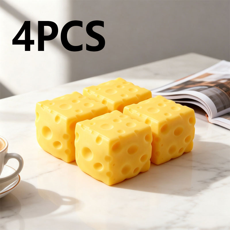 Fire Starter Cube - =/Jumbo Cheese Cube Stress Ball Big