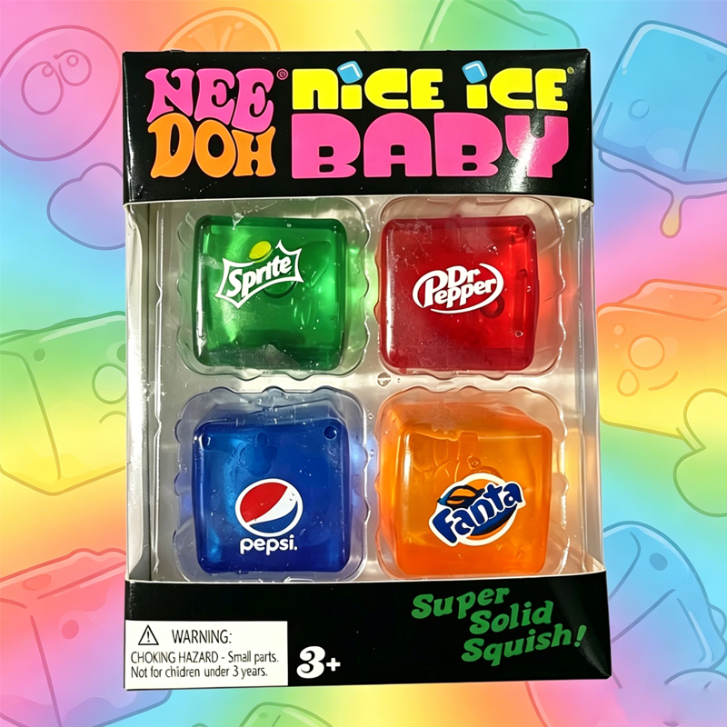 Fire Starter Cube - Squishy/; Schylling NeeDoh ;Nice Cube Sensory