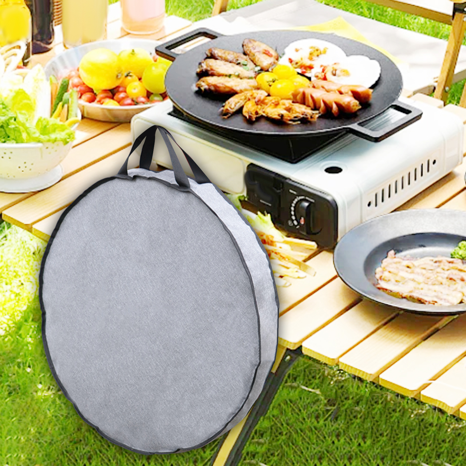 Camping Cooking Pack - Camping Skillet Bag Portable Cookware Organizer