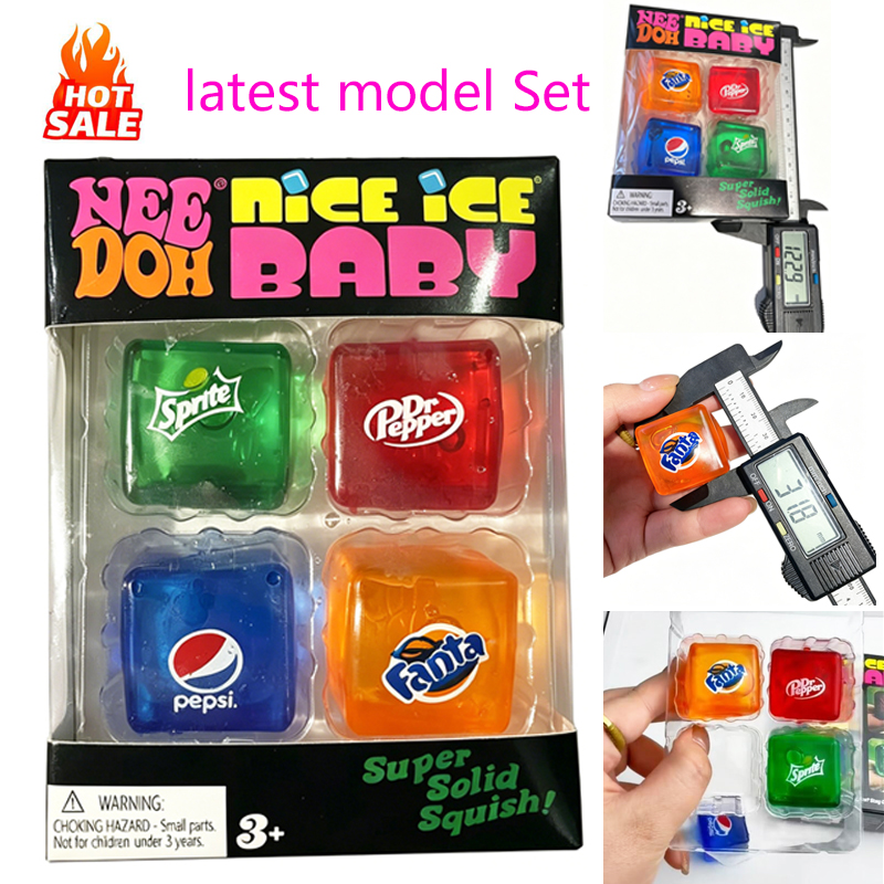 Fire Starter Cube - New/// Set Squishy Needoh Nice Cube