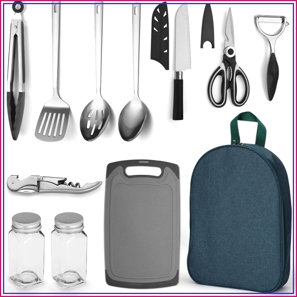 Camping Cooking Set - Camping Cooking Utensil Set 10 Piece,