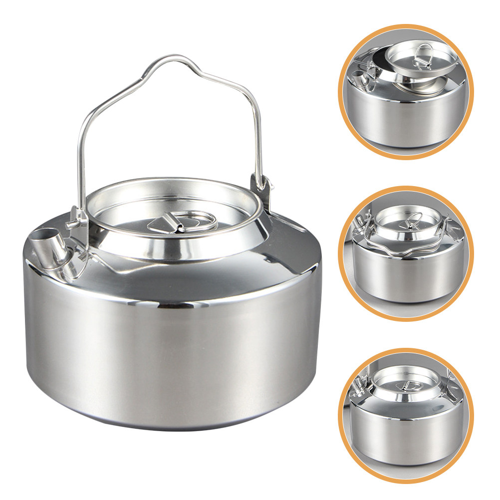 Camping Cooking Noodles - Stainless Steel Whistling Kettle for Camping