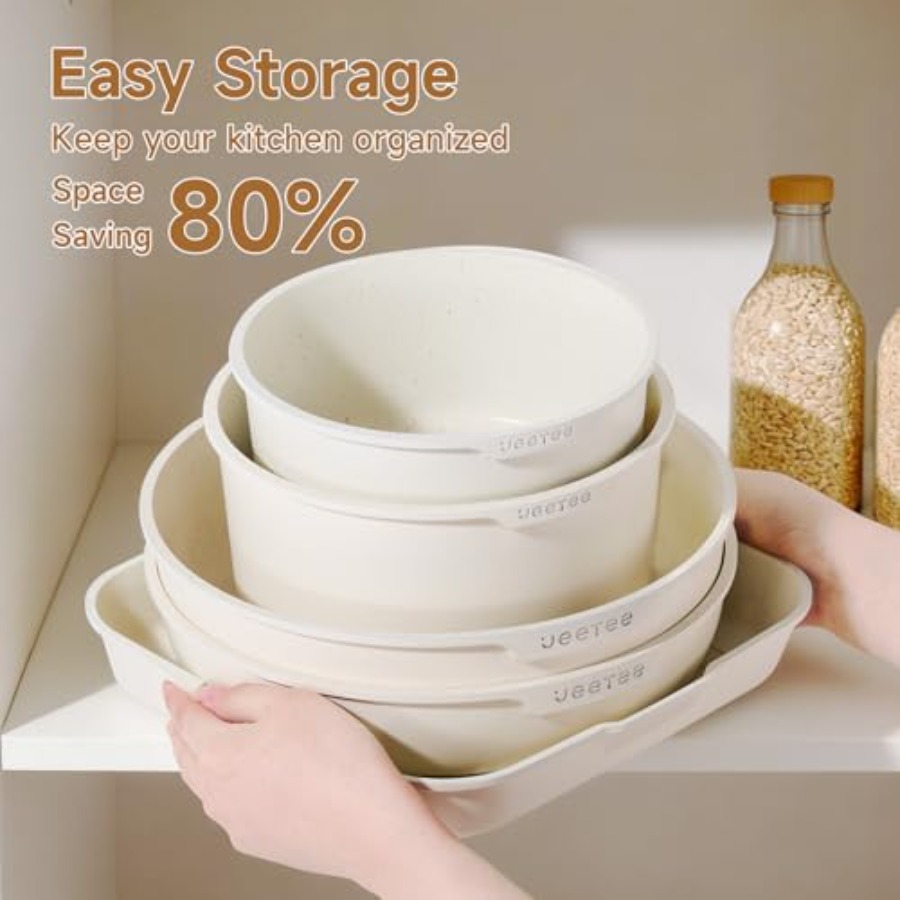25pcs Non Stick Detachable Han - Camping Cooking Set Detachable Handle 评论和价格