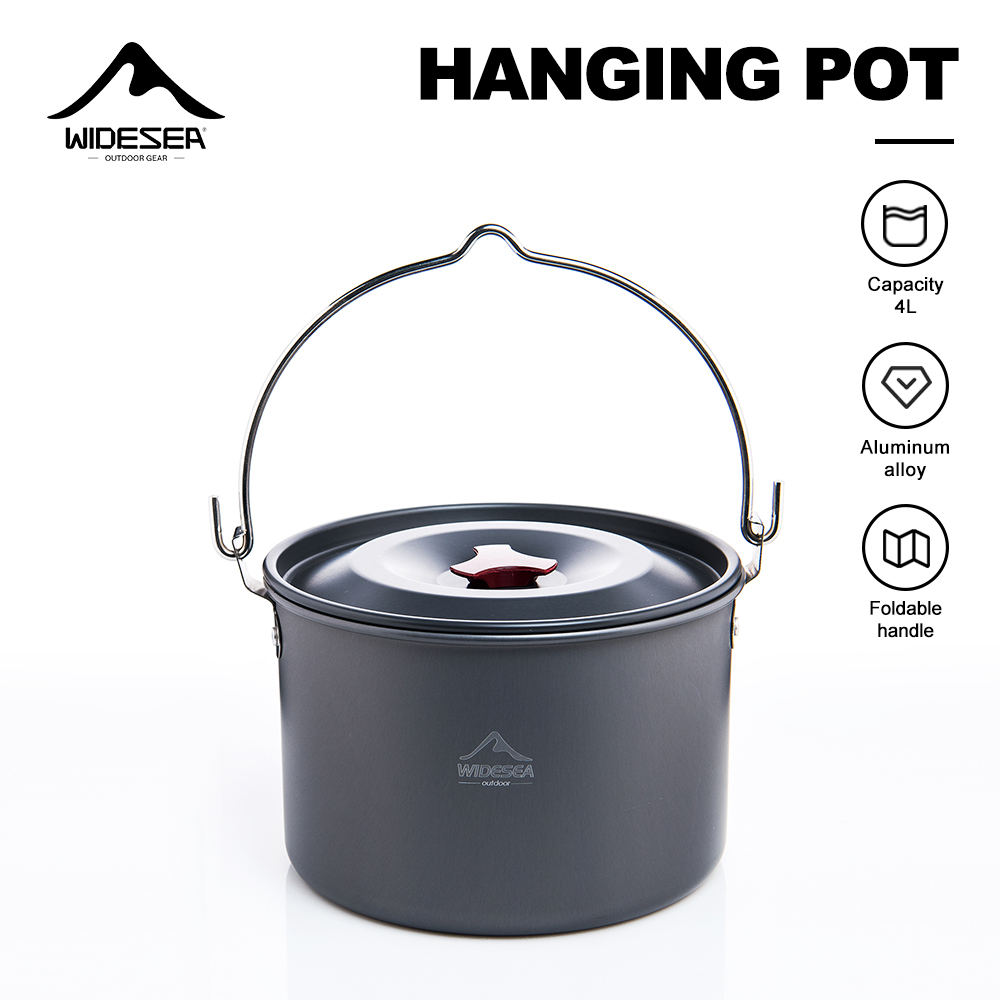 Widesea Hard Anodized Aluminum - Camping Outdoor Cooking Set 评论和价格