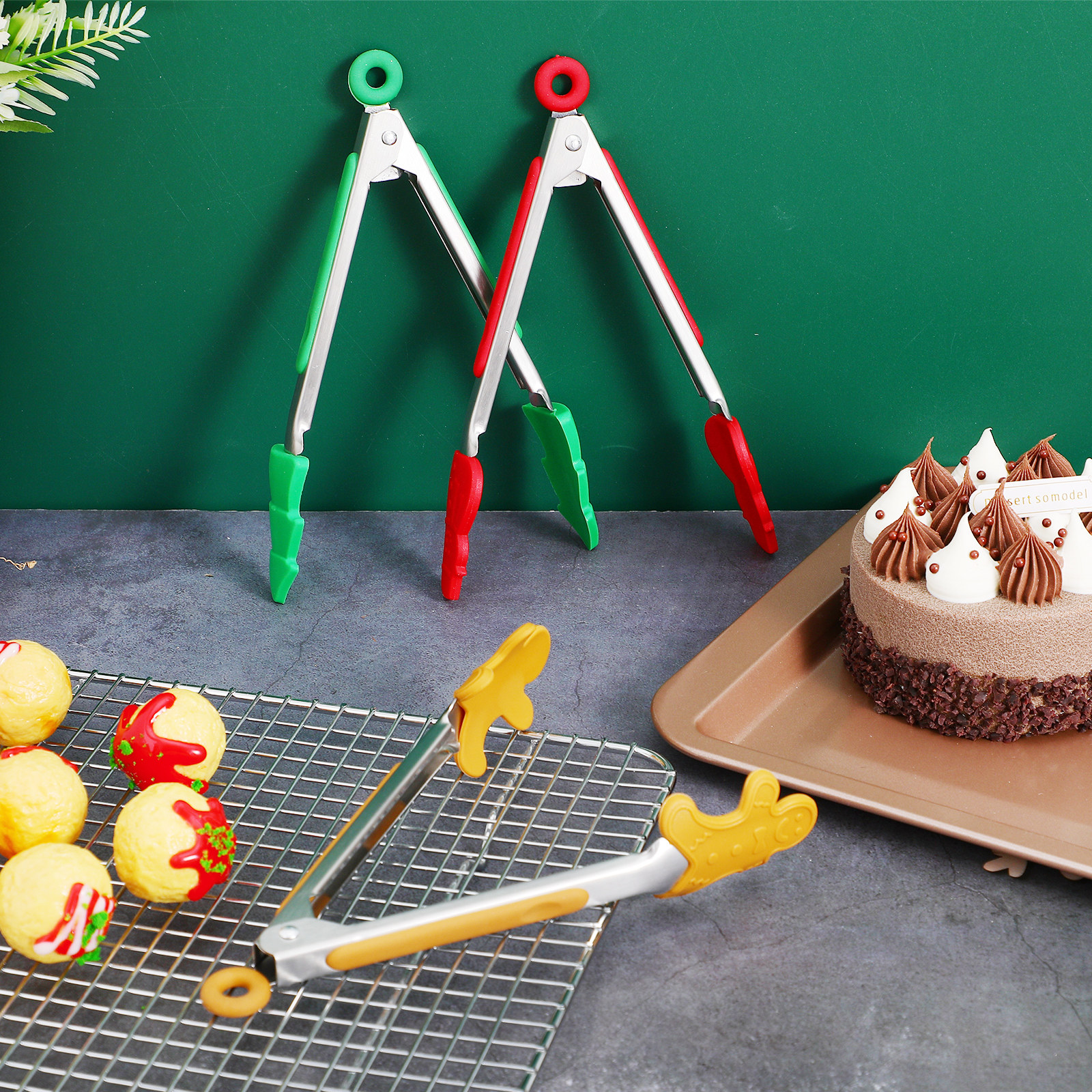 3Pcs Silicone-Tipped Stainless - Camping Cooking Tips 评论和价格