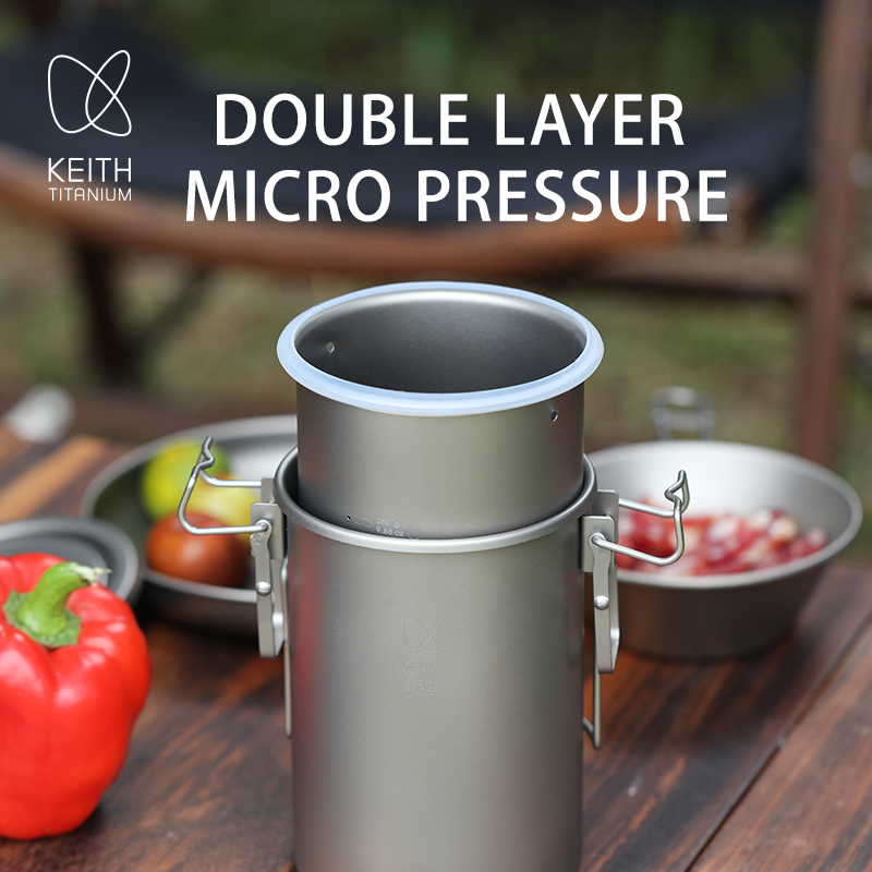 KEITH Pure Titanium Rice Cooke - Camping Cooking Set 评论和价格