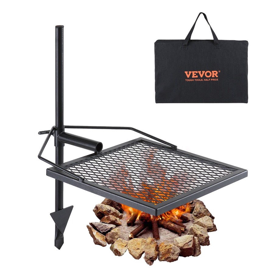 Swivel Campfire Grill for Fire - Camping Cooking Fire Pit 评论和价格