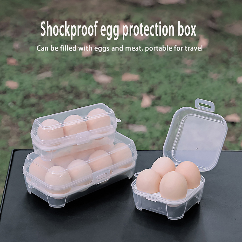 3/4/8 Grids Egg Holder Contain - Camping Cooking Cover 评论和价格