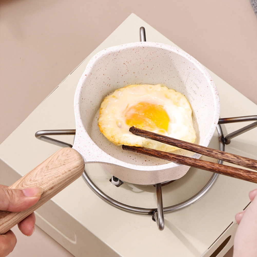 Mini Boiling Pan Wooden Handle - Camping Cooking Candle 评论和价格
