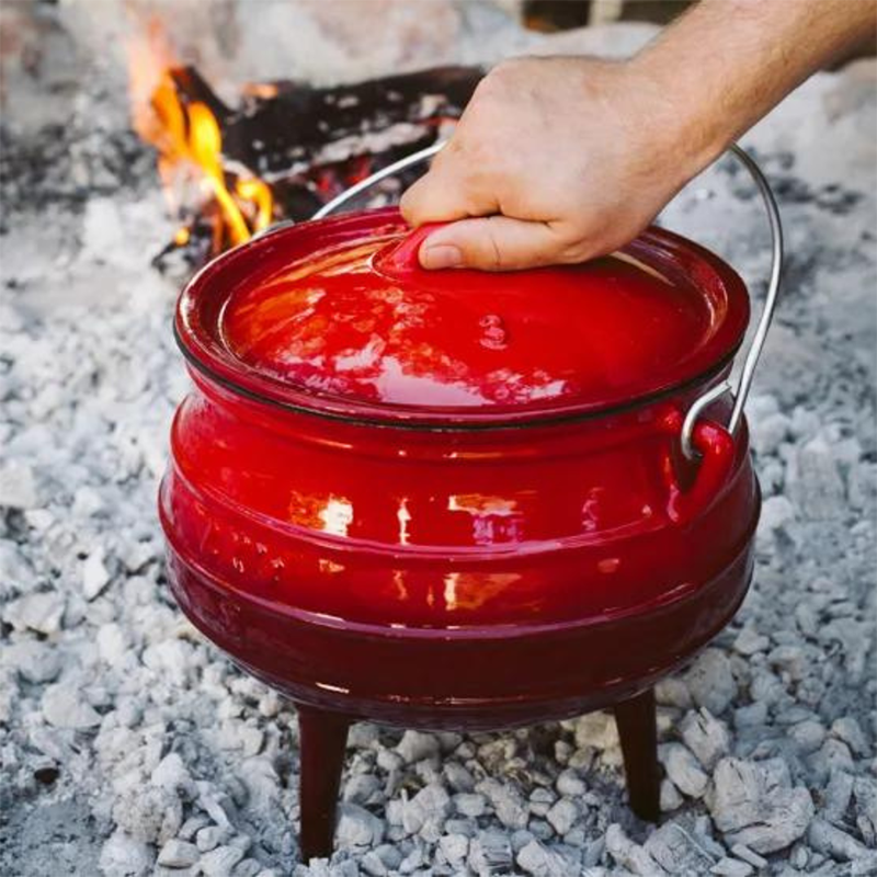 1/2# Cast Iron Enamel Dutch Ov - Camp Dutch Oven Cast 评论和价格