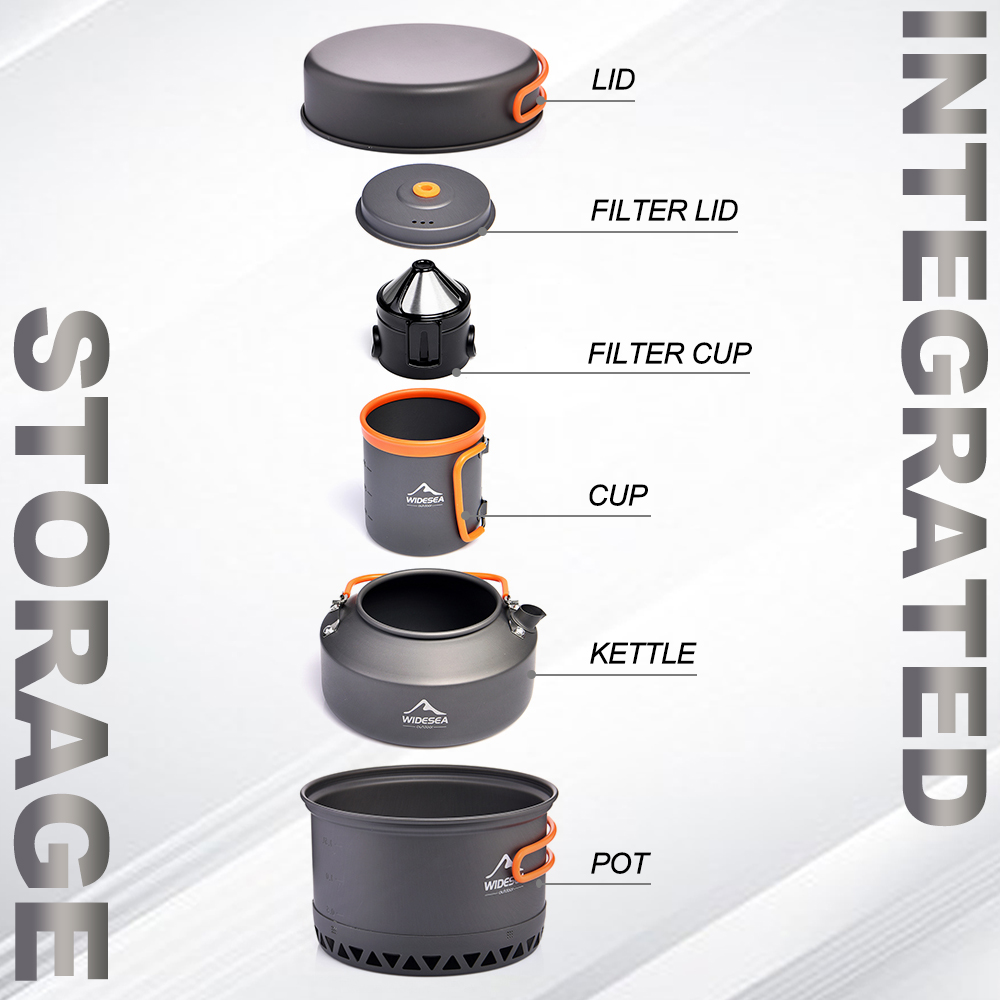 Camping Tableware Outdoor Cook - Camping Cooking Set 评论和价格