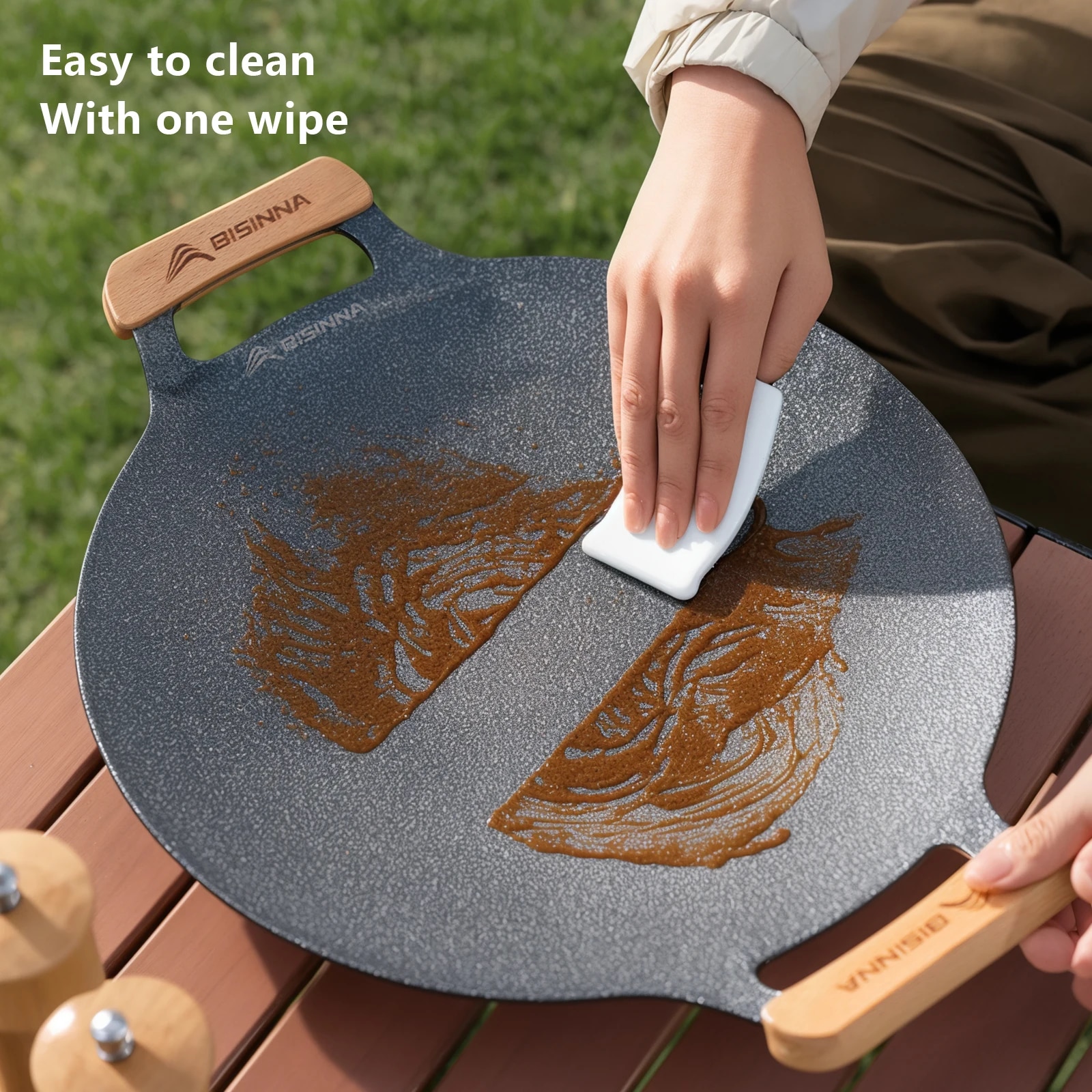 BISINNA 34CM Outdoor BBQ Grill - Camping Cooking Gear 评论和价格
