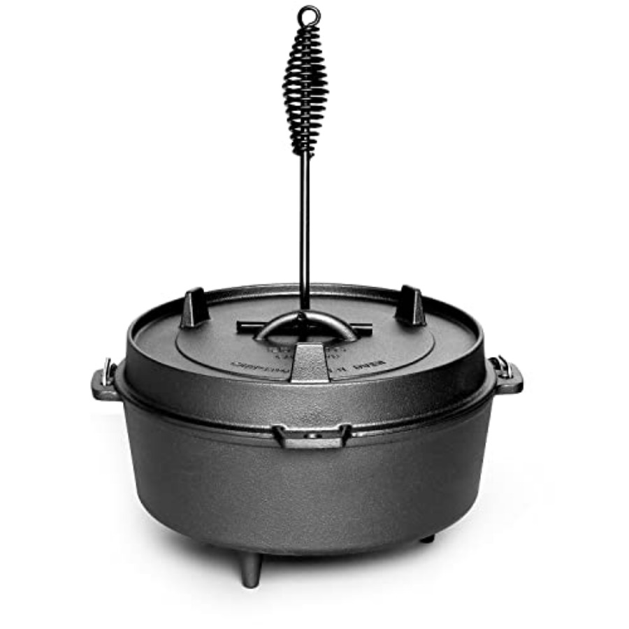 Pre-Seasoned Cast Iron Dutch O - Camp Dutch Oven Cast 评论和价格
