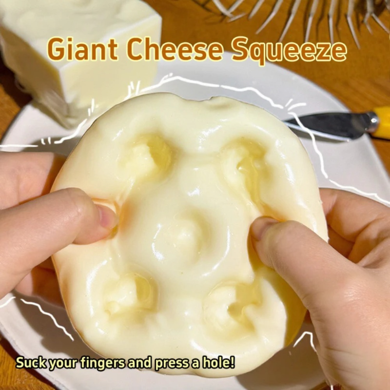 Squishy Cheese Cube Stress Bal - Fire Starter Cube 评论和价格