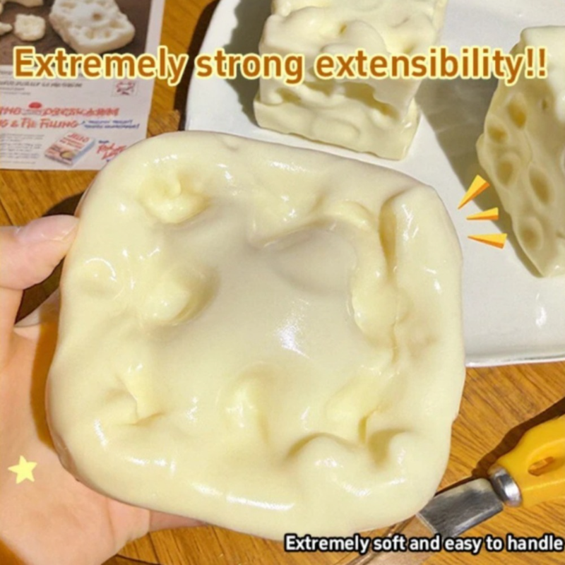 Squishy Cheese Cube Stress Bal - Fire Starter Cube 评论和价格