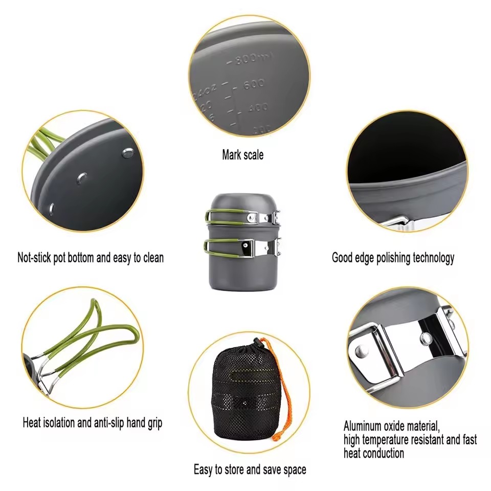 Ultralight Camping Cookware Me - Camping Cooking Fire Pit 评论和价格