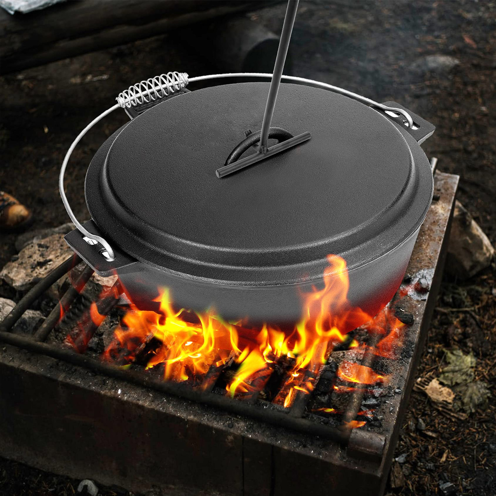 19.5cm Dutch Oven Lid Lifter C - Camp Dutch Oven Cast 评论和价格