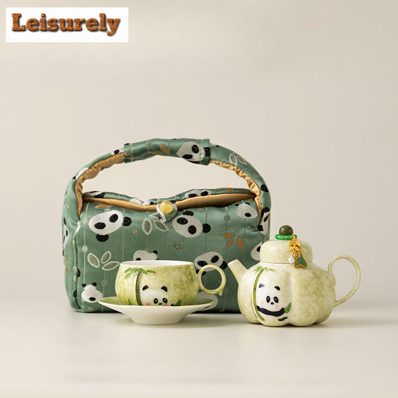 Hand-painted Panda Travel Tea  - Camping Cooking Gear 评论和价格