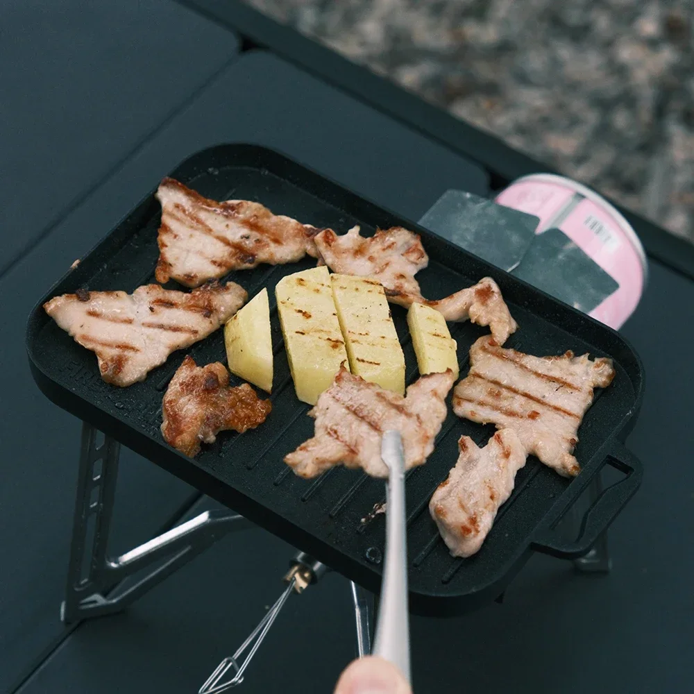 Mini Grill Plate Set Thickened - Camping Cooking Candle 评论和价格