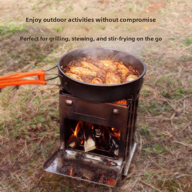 Portable Outdoor Camping BBQ S - Camping Cooking Fire Pit 评论和价格
