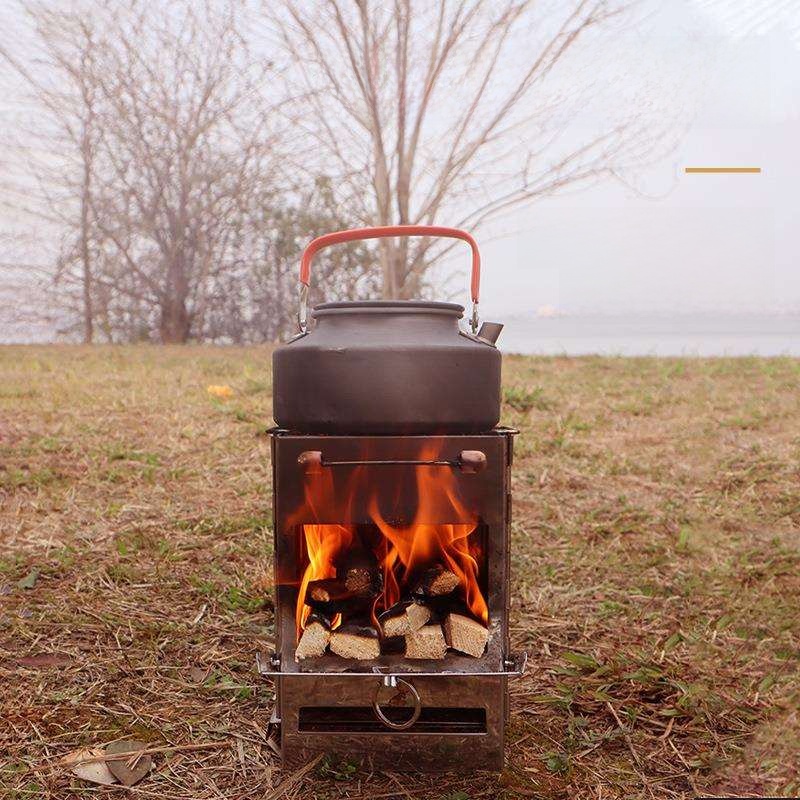 Portable Outdoor Camping BBQ S - Camping Cooking Fire Pit 评论和价格