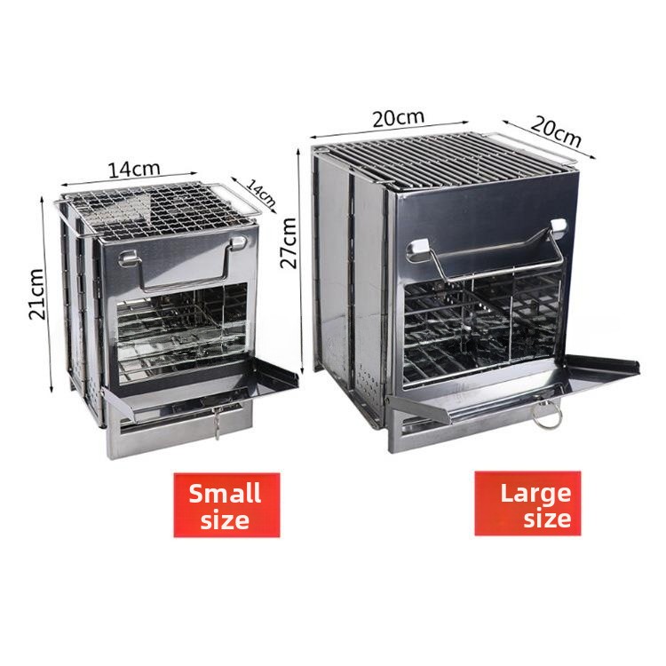 Portable Outdoor Camping BBQ S - Camping Cooking Fire Pit 评论和价格