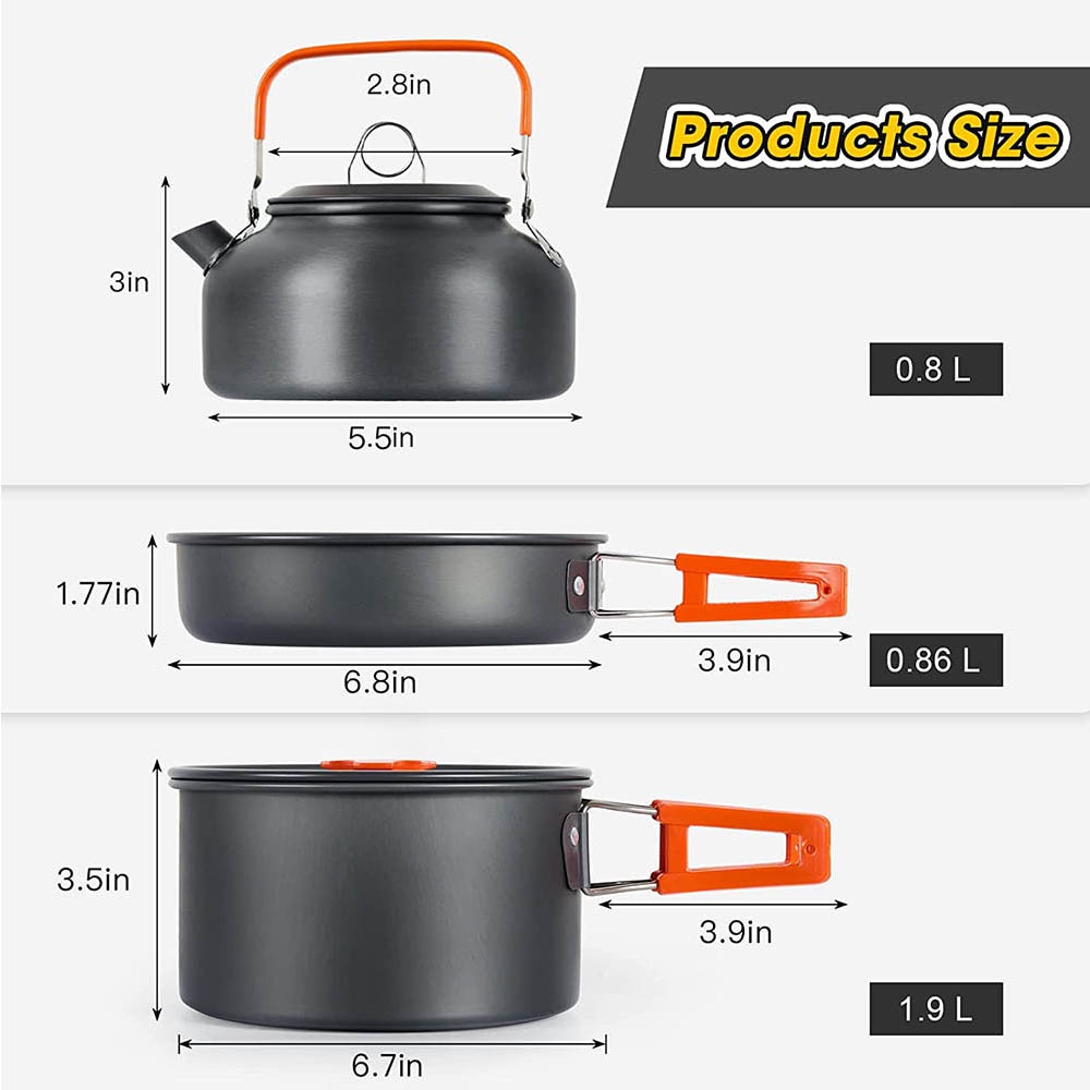 Outdoor camping cooking set, n - Camping Cooking Candle 评论和价格