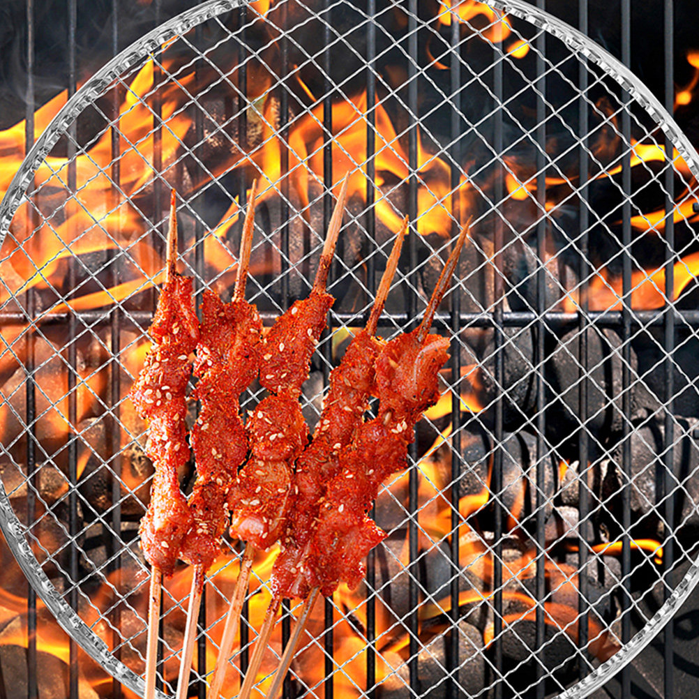 10Pcs Bbq Grill Mesh Fire Pit  - Camping Cooking Fire Pit 评论和价格