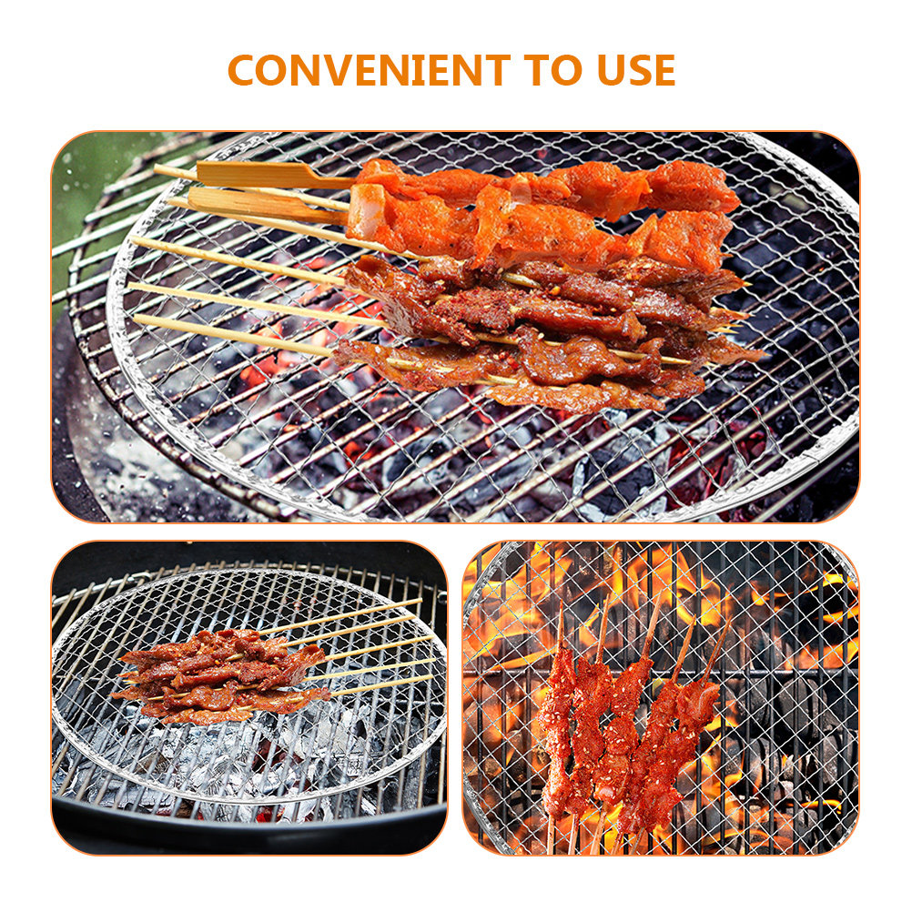 10Pcs Bbq Grill Mesh Fire Pit  - Camping Cooking Fire Pit 评论和价格
