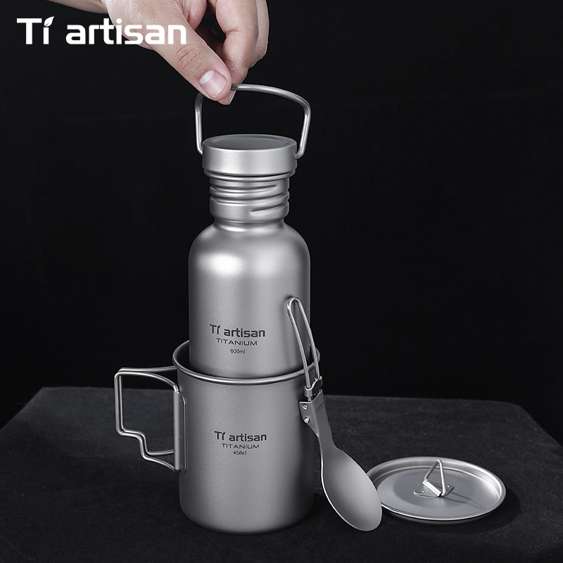 Tiartisan Titanium Cookware 3- - Camping Cooking Pack 评论和价格
