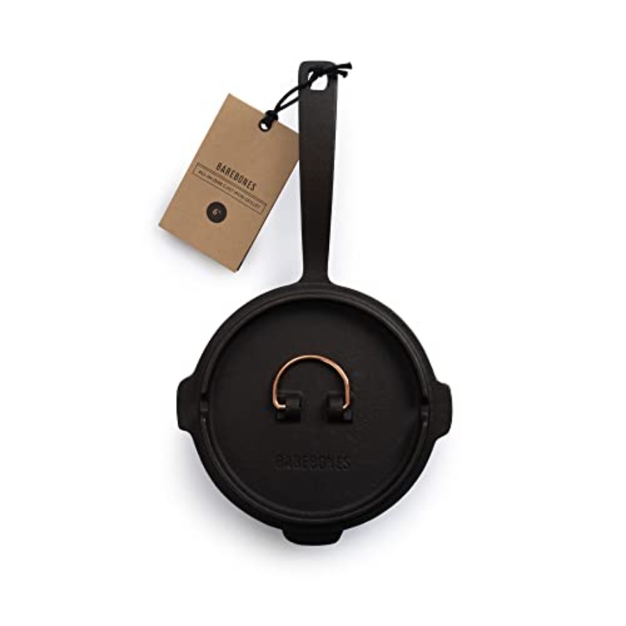 6-Inch All-In-One Cast Iron Sk - Camp Dutch Oven Cast 评论和价格