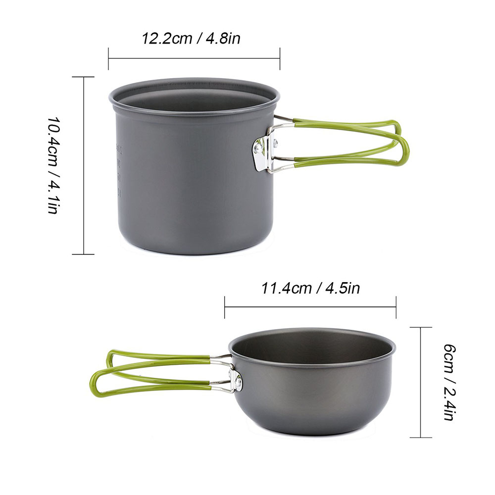 Ultralight Camping Pots Cookwa - Camping Cooking Pack 评论和价格