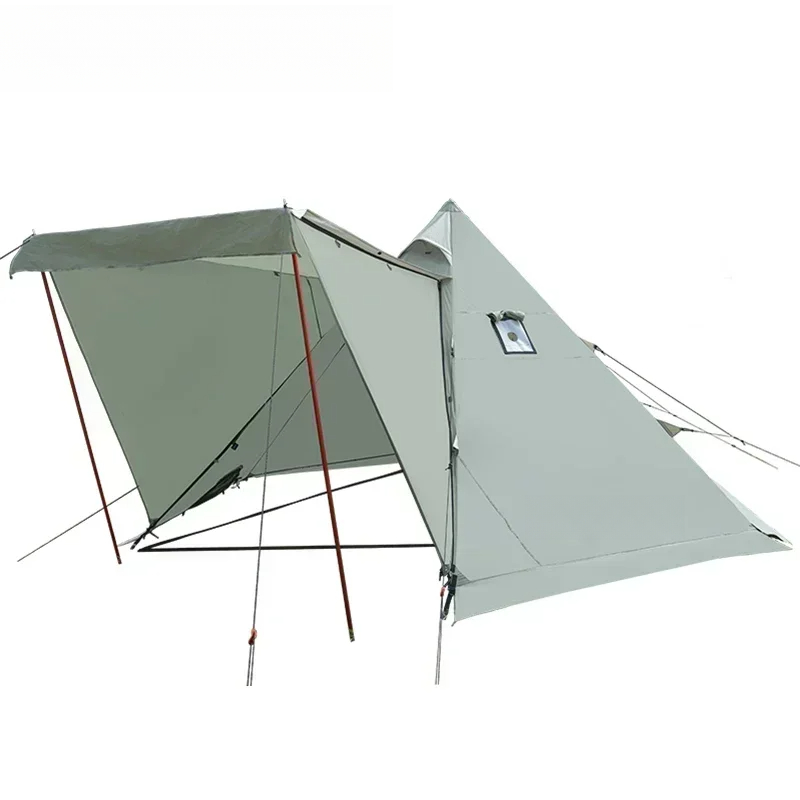 For New Pyramid Tent With Snow - Camping Cooking Snow 评论和价格