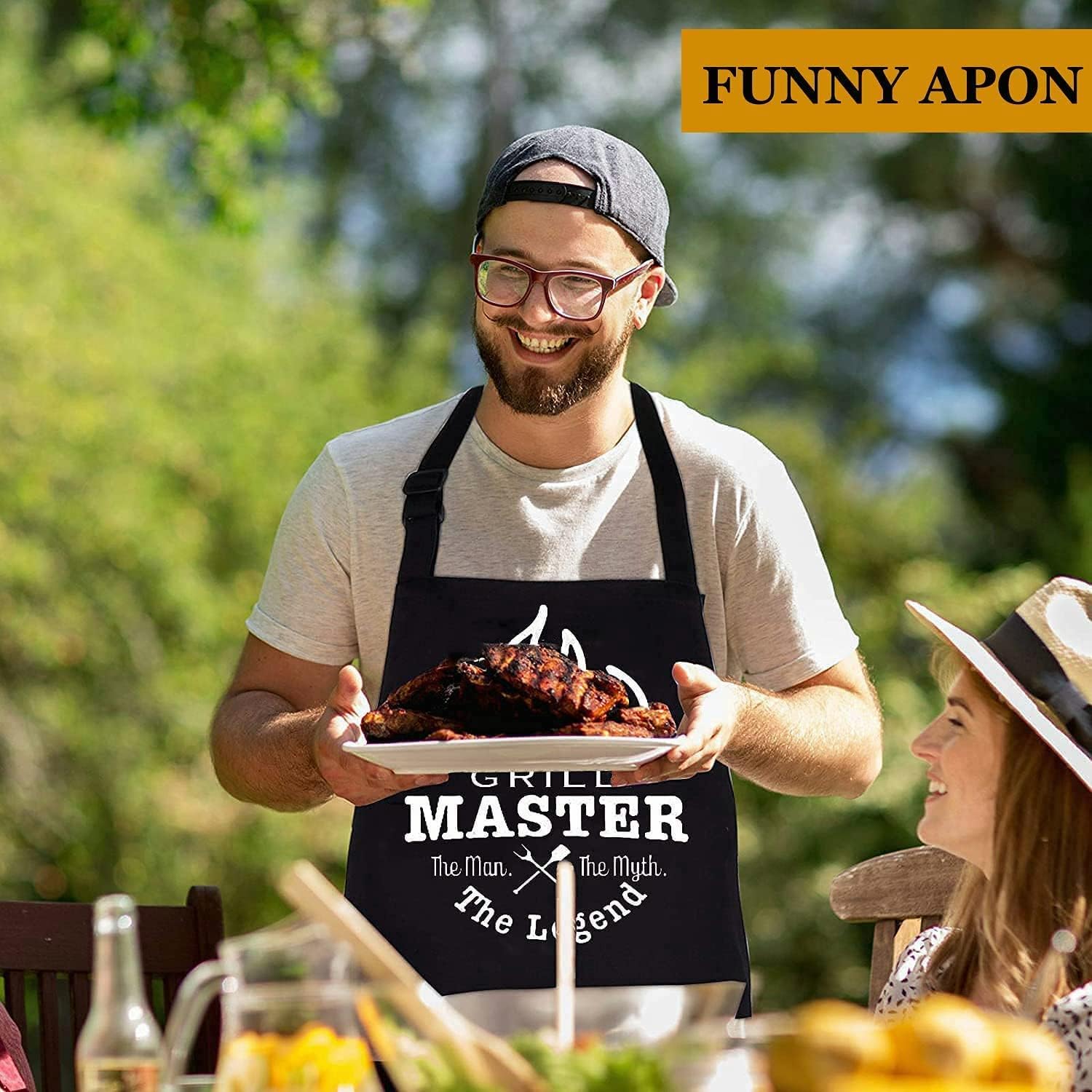 Grill Set with Apron for Men,  - Camping Cooking Set 评论和价格