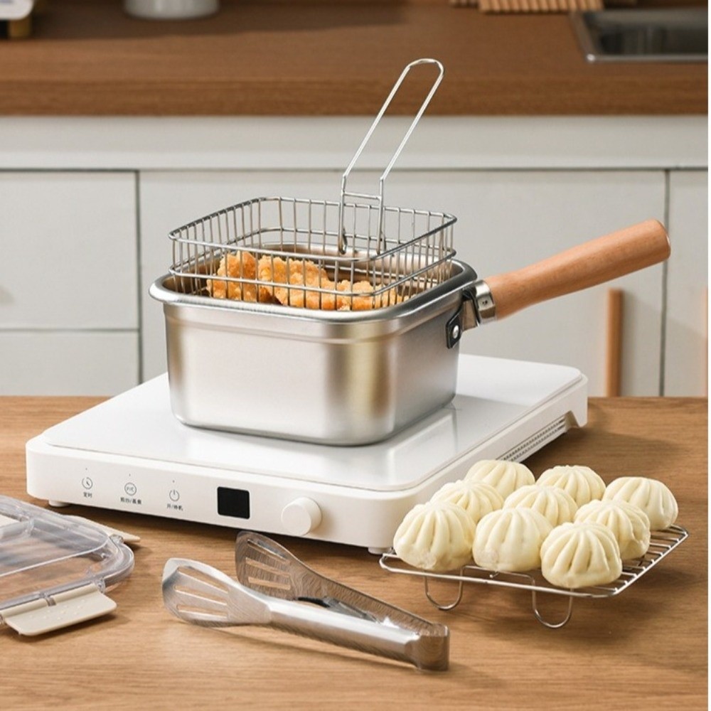 Portable Stainless Steel Fryin - Camping Cooking Candle 评论和价格