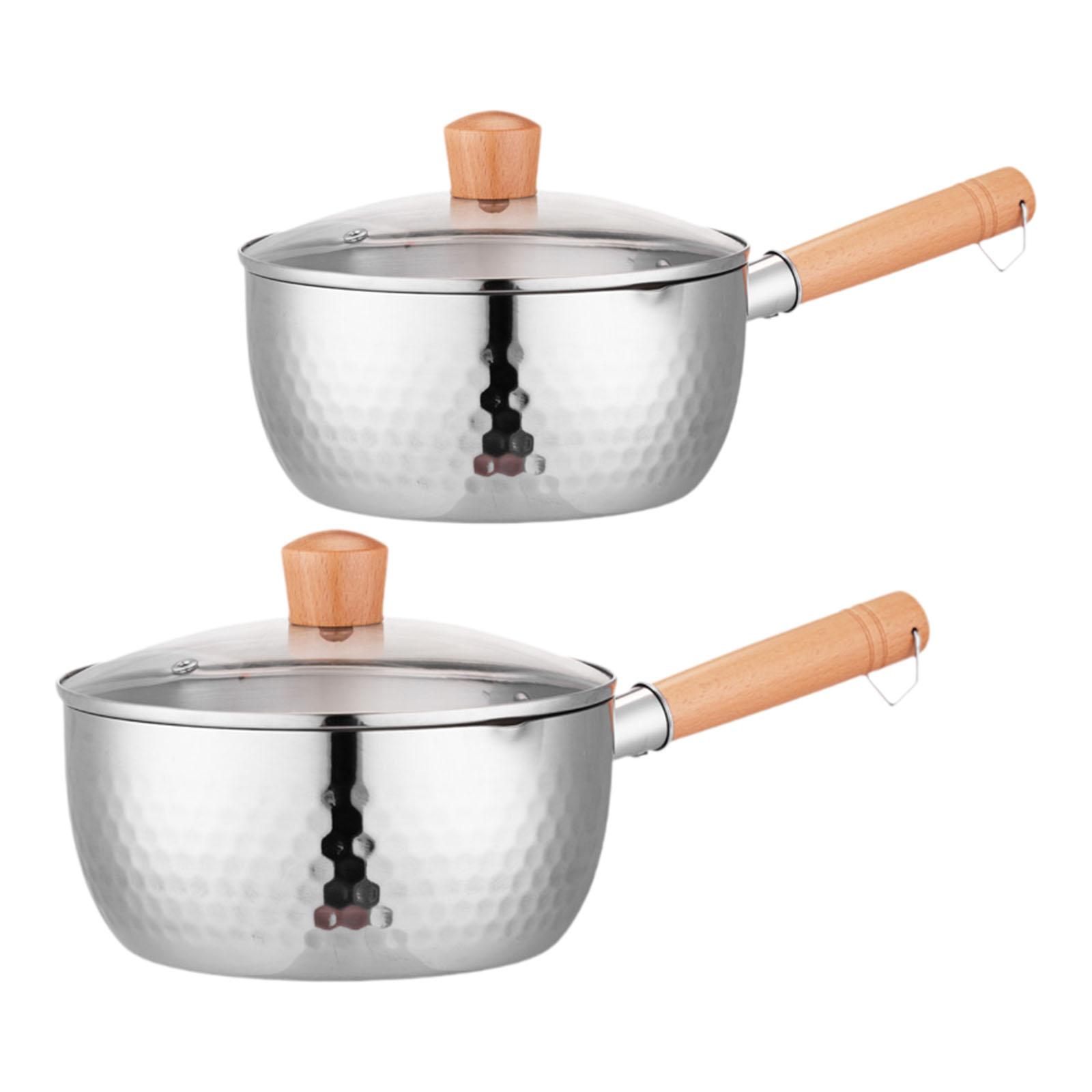 Japanese Saucepan with Lid Sma - Camping Cooking Noodles 评论和价格