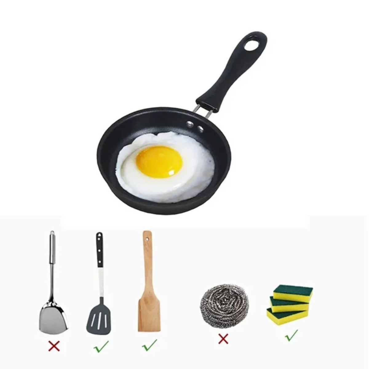 Mini Frying Pan with Handle Po - Camping Cooking Candle 评论和价格