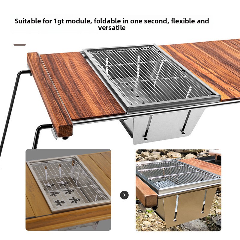 IGT Outdoor Camping Foldable S - Camping Cooking Fire Pit 评论和价格