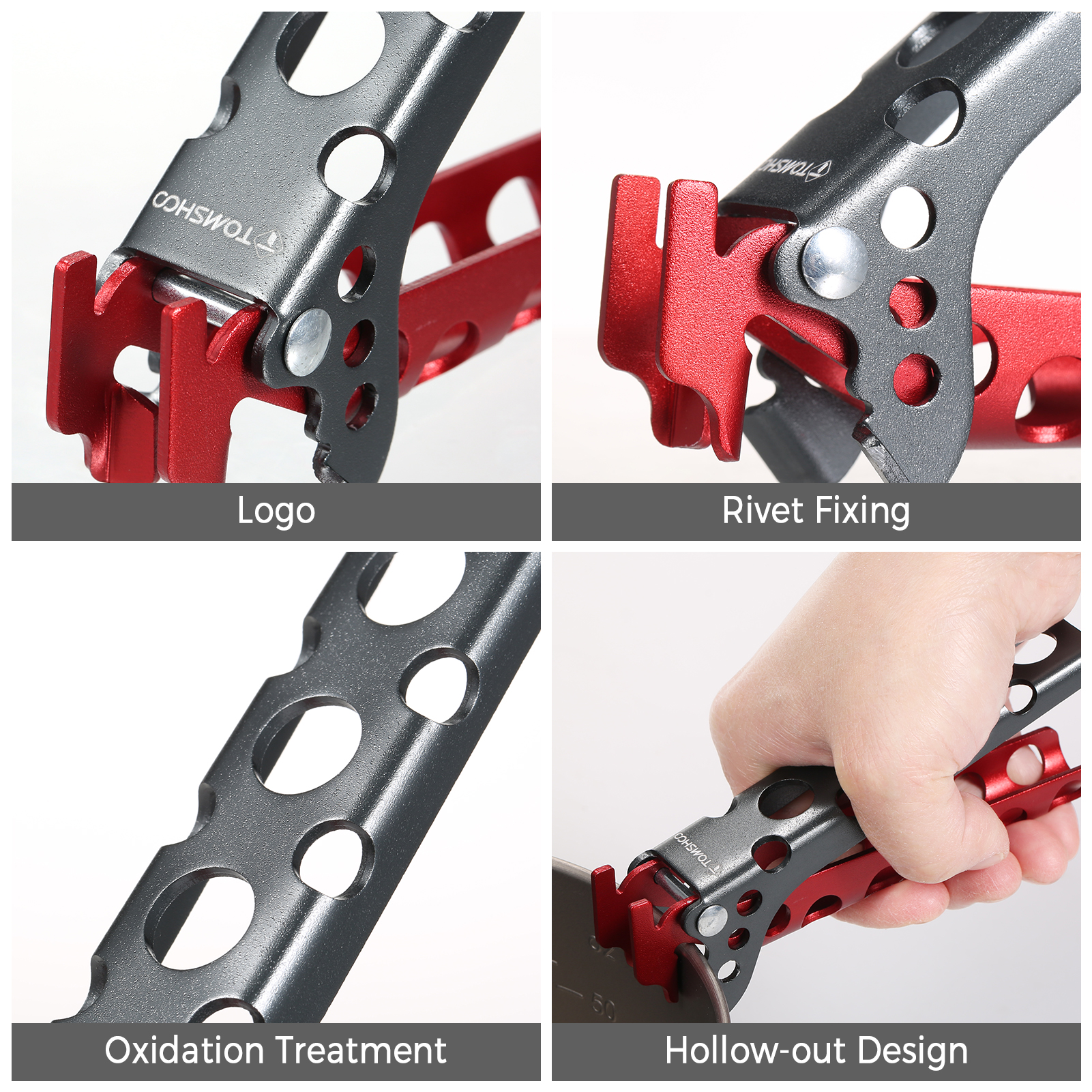 Tomshoo Aluminum Pot Clamp Pan - Camping Cooking Gear 评论和价格