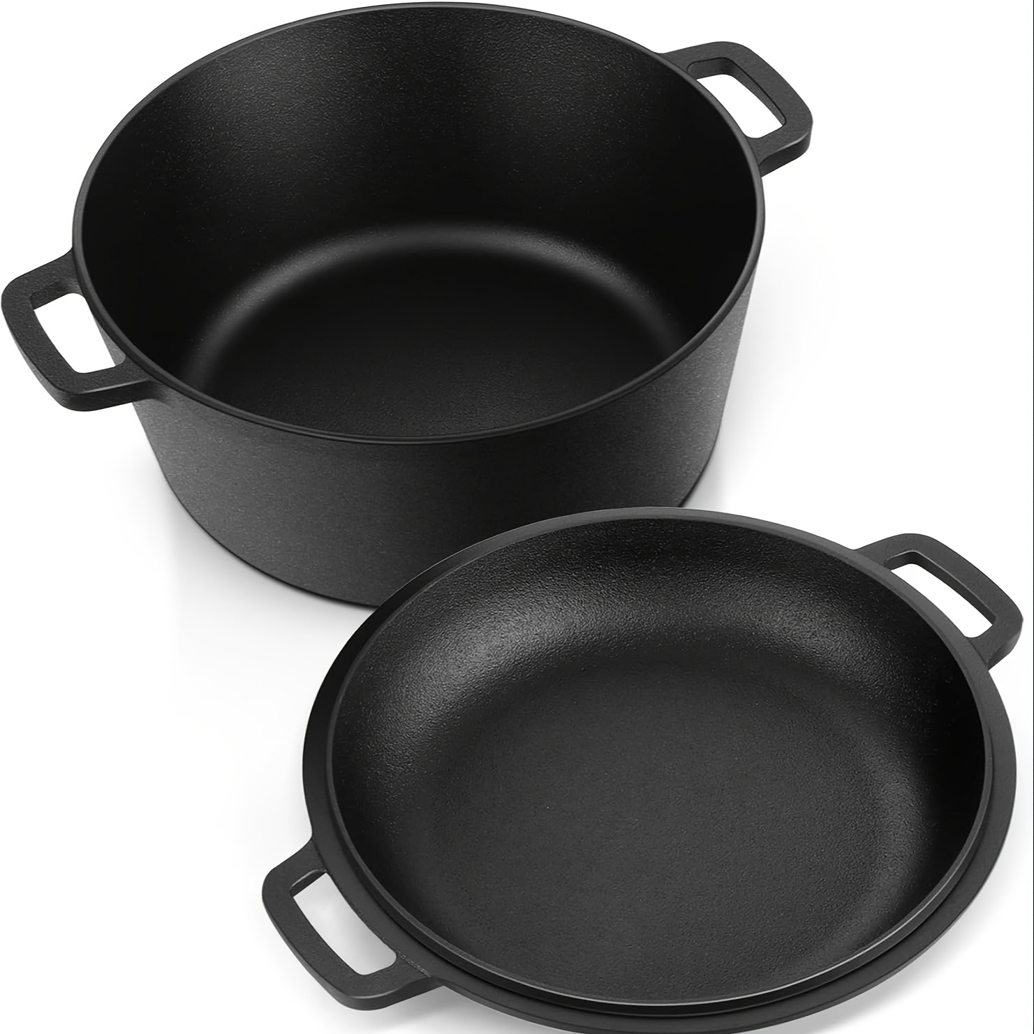 Black 5 QT Cast Iron Dutch Ove - Camp Dutch Oven Cast 评论和价格