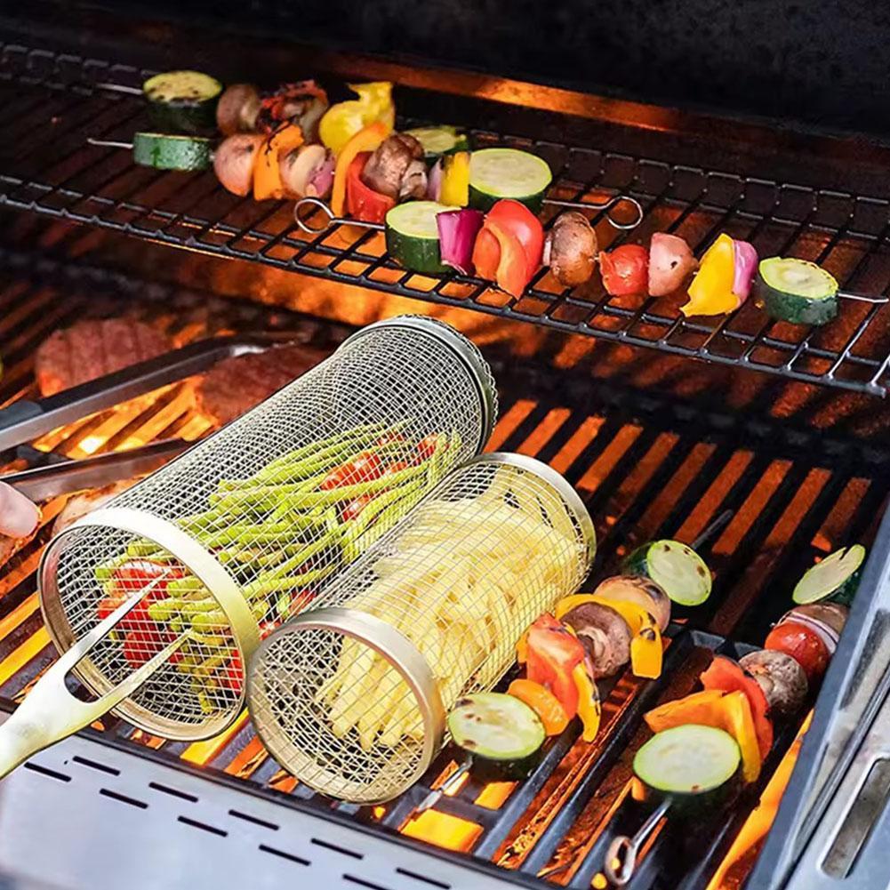 Barbecue Grill Grate Barbecue  - Camping Cooking Basket 评论和价格