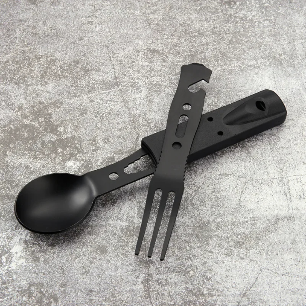 Outdoor Set Multi functional C - Camping Cooking Cutlery Set 评论和价格