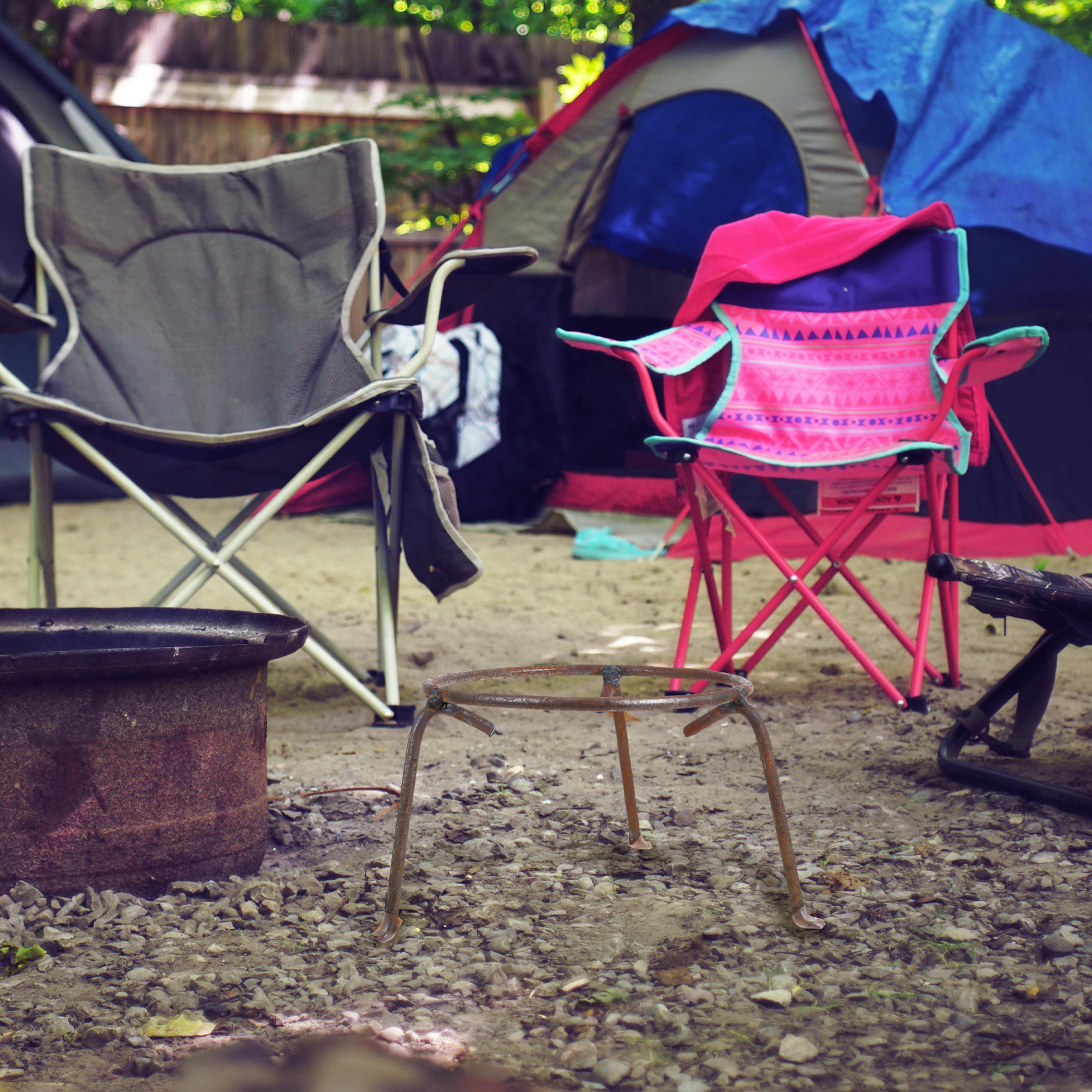 Pot Stand Rebar Durable Lightw - Camping Cooking Fire Pit 评论和价格